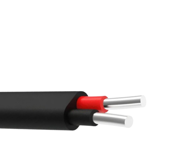 TWO CORE FLAT ALUMINUM CABLES