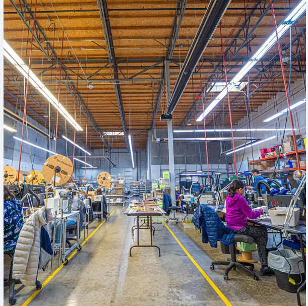 Interior view of Flextra Cables manufacturing unit